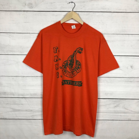 Tops - Vintage 1980s FAMU Rattlers T-Shirt